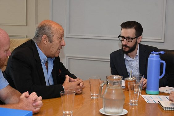 Jorge Paredi se reunió con Agustín Simone, el ministro de Infraestructura y Servicios Públicos