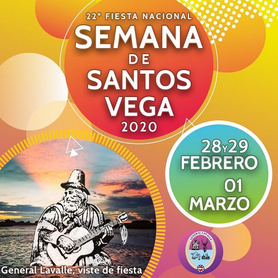 La inscripción a los puestos para la Fiesta “Semana de Santos Vega 2020” continúa abierta: ¿Qué esperás para anotarte?