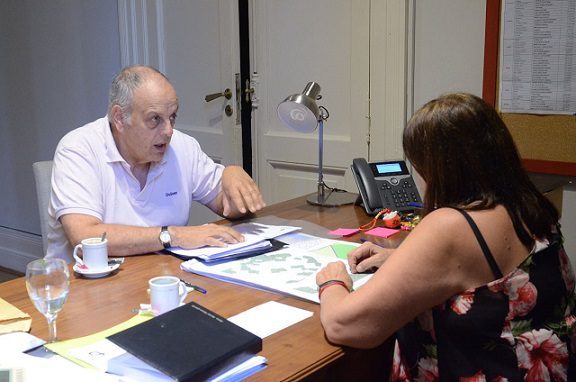El Intendente José Rodríguez Ponte, se reunió con la Ministra de Gobierno, para tratar temas de obras esenciales para General Lavalle
