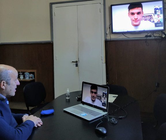Martínez Quarta, Paredi y Montenegro mantuvieron una videoconferencia por la rifa solidaria