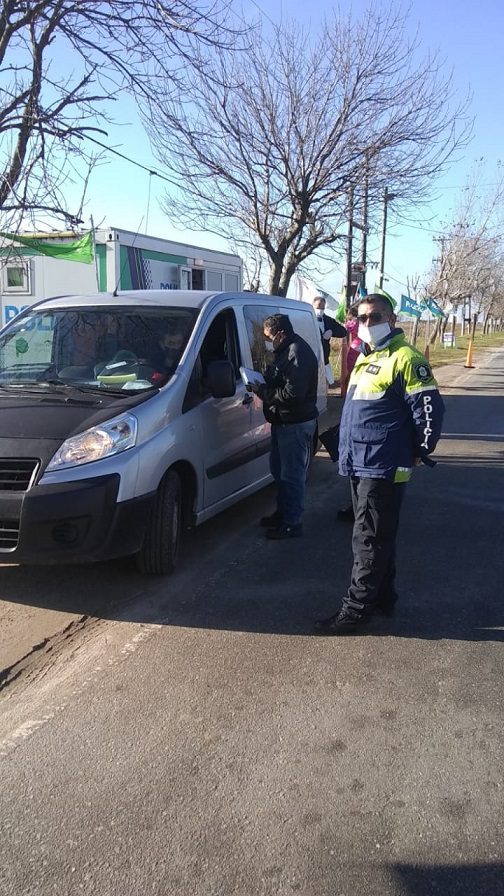 General Lavalle: Aprehendieron a un hombre que intentó ingresar al Casco Urbano con un permiso apócrifo