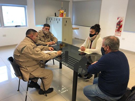 Mar  Chiquita: Artime se reunió con la Prefectura Naval y planteó «la necesidad de un destacamento permanente»