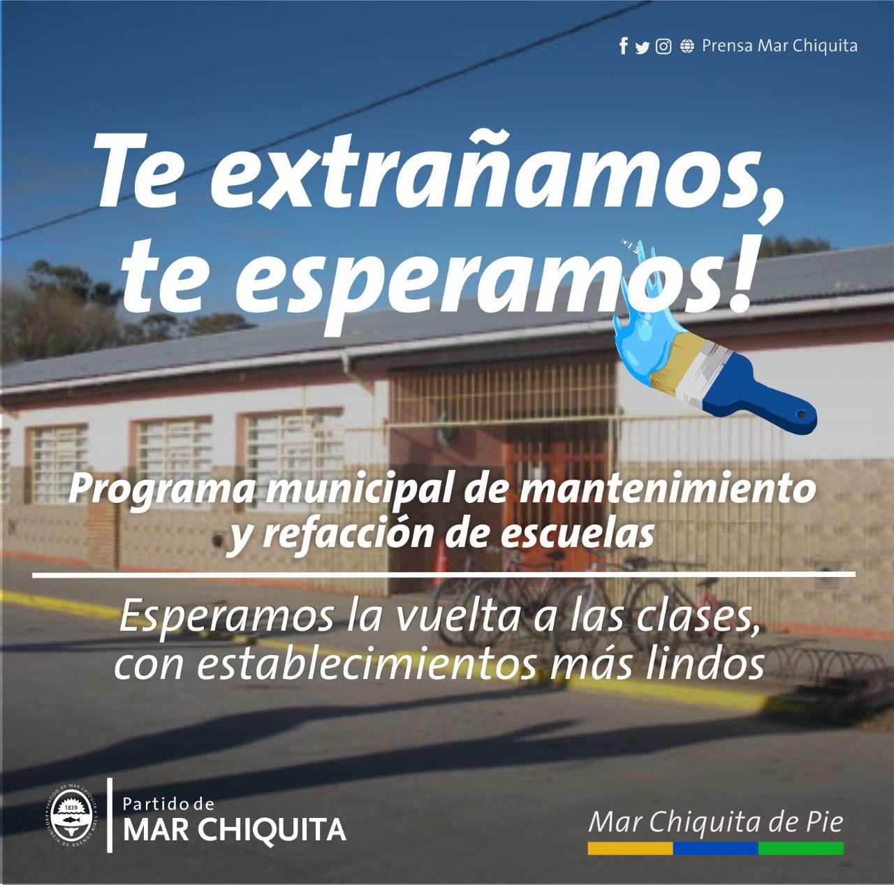 Mar Chiquita: Verónica Serantes: «Estamos acondicionando los edificios escolares»