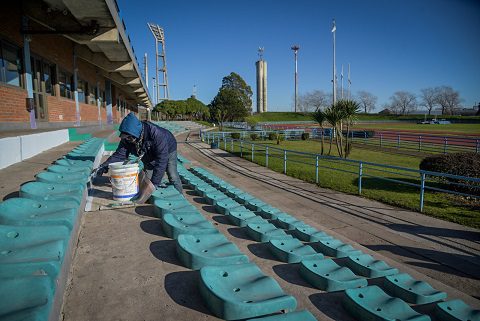 General Pueyrredon: El Municipio trabaja en la puesta en valor de los escenarios deportivos