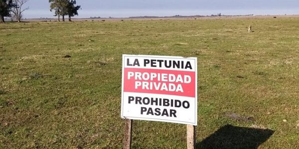 Monte: Intentaron usurpar un campo con participación de algunos policías