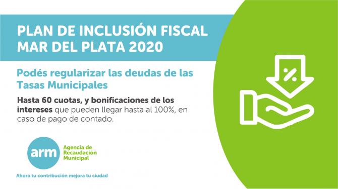 El Plan de Inclusión Fiscal Mar del Plata 2020 se extiende hasta octubre