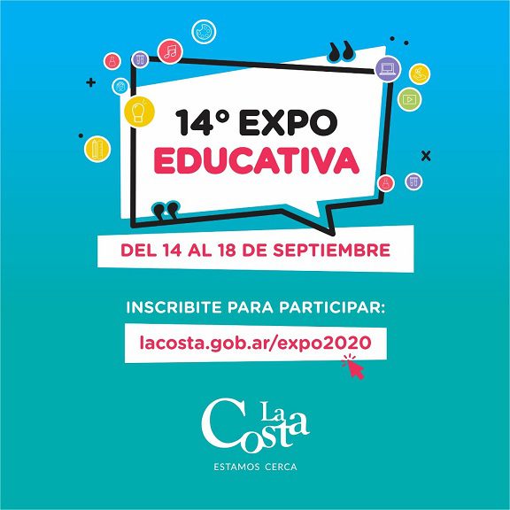 En un formato virtual y con la invitación abierta a toda la comunidad se realizará la 14ª Expo Educativa de La Costa
