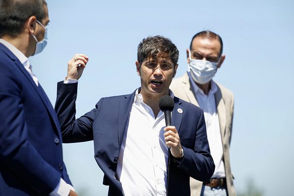 Kicillof recorrió obras sobre el corredor balneario y coordinó con intendentes la puesta en marcha de los protocolos de cuidado