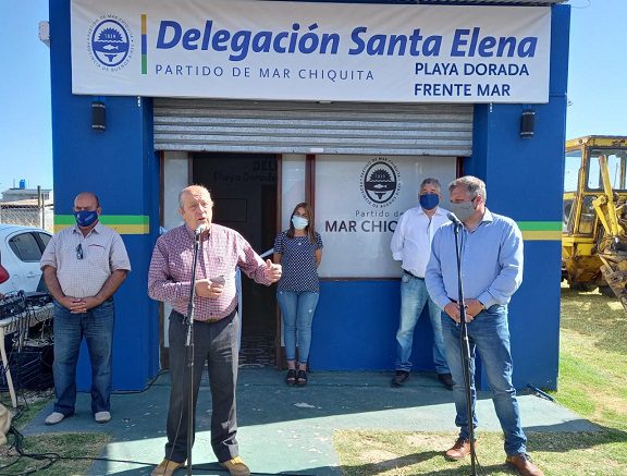 El intendente Paredi inauguró la Delegación de Santa Elena
