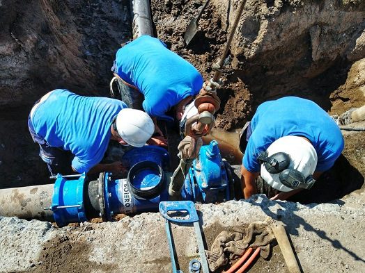 Gustavo Rivadavia sobre la baja presión del agua en Coronel Vidal.