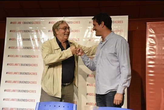 Maxi Abad presentó la lista de Adelante Buenos Aires de Vicente López junto a Luis Brandoni