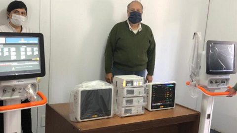 José Rodríguez Ponte agradeció a autoridades bonaerenses por el envió de material para jerarquizar el sistema sanitario