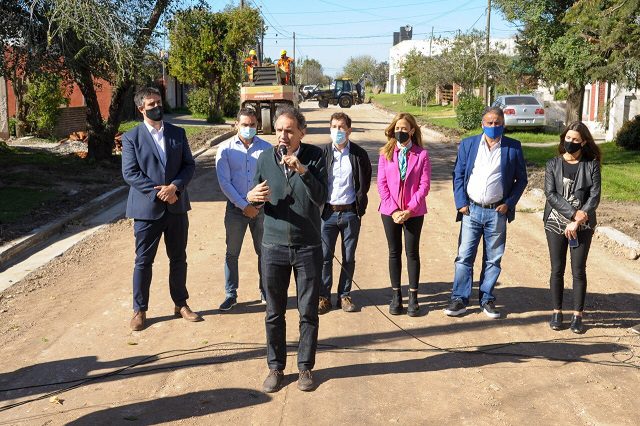 Katopodis visitó Miramar para recorrer obras del Plan Argentina Hace