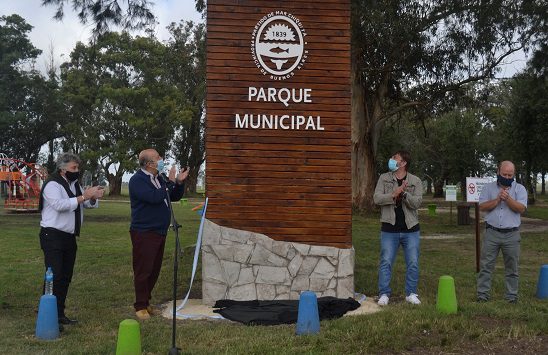 Se inauguró un Parque Municipal en el ex Monte Boffa en Coronel Vidal