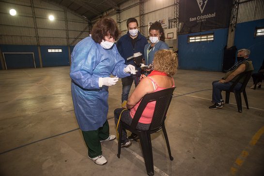 Mar Chiquita superó las 8 mil personas vacunadas con la primera dosis
