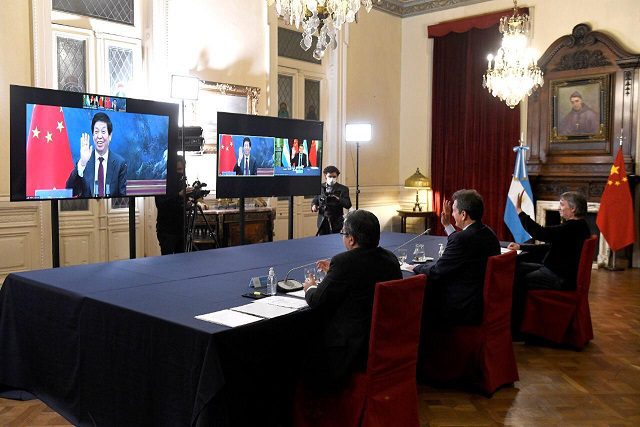 FUERTE RESPALDO DEL PARLAMENTO CHINO A ARGENTINA FRENTE A FMI.-