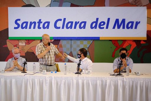 El intendente Paredi destacó la «importante inversión en obras del gobernador Axel Kicillof en Mar Chiquita»