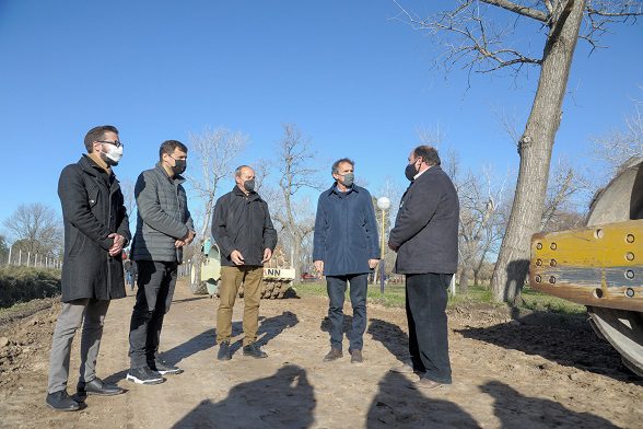 Katopodis y Simone recorrieron obras en el Municipio de General Paz