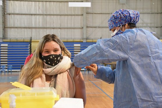 Mar Chiquita: 148 jóvenes vacunados en la primera jornada