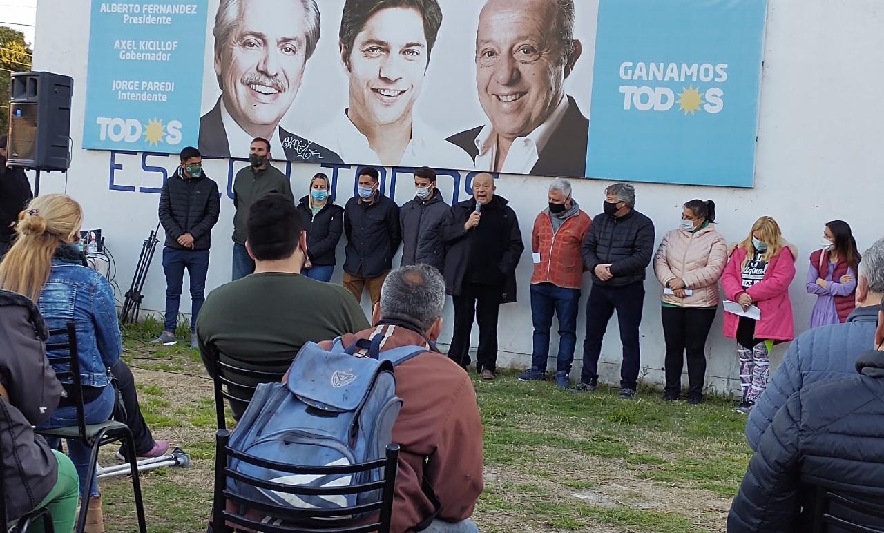 El intendente Paredi se puso al frente de la campaña en los 50 días que quedan para definir el futuro en Mar Chiquita