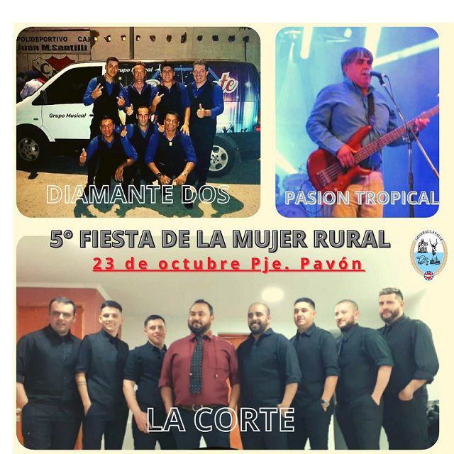 Se conocieron los artistas que estarán presentes en la 5° Fiesta de la Mujer Rural de Pavón