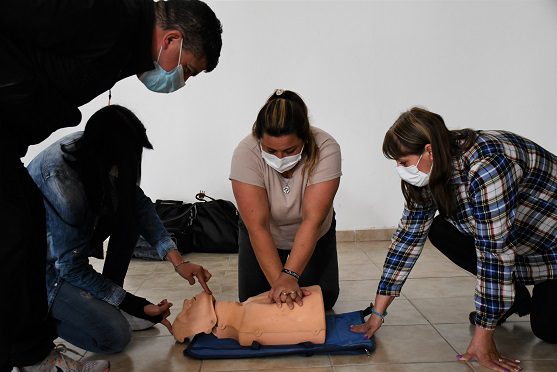Mar Chiquita – Salud: capacitación a enfermeros y choferes de ambulancia