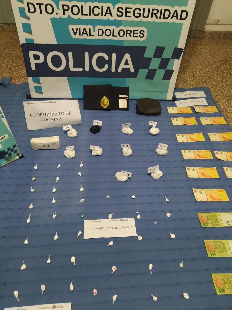 Policia Vial Detienen automovilista oriundo de San Martin con cocaina
