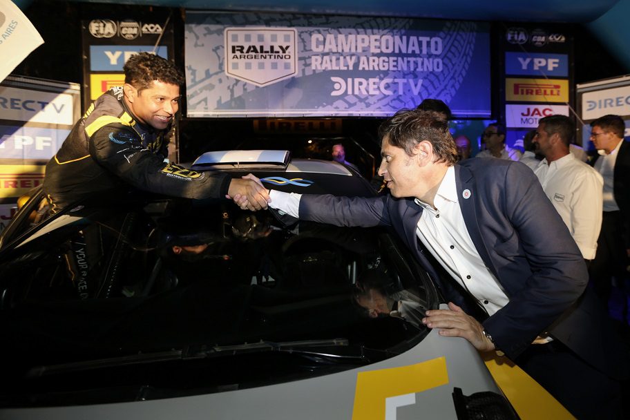 Madariaga: Kicillof participó de la largada del Rally Argentino “Copa Provincia de Buenos Aires”
