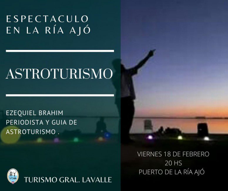 Esta noche habrá un espectáculo de “Astroturismo” en el Puerto de la Ría de Ajó