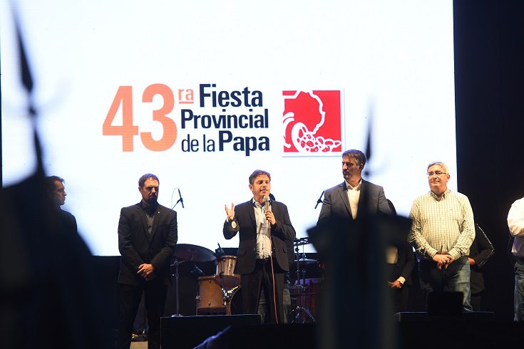 Gral Alvarado: Kicillof participó de la apertura de la 43° Fiesta Provincial de la Papa y el Agricultor