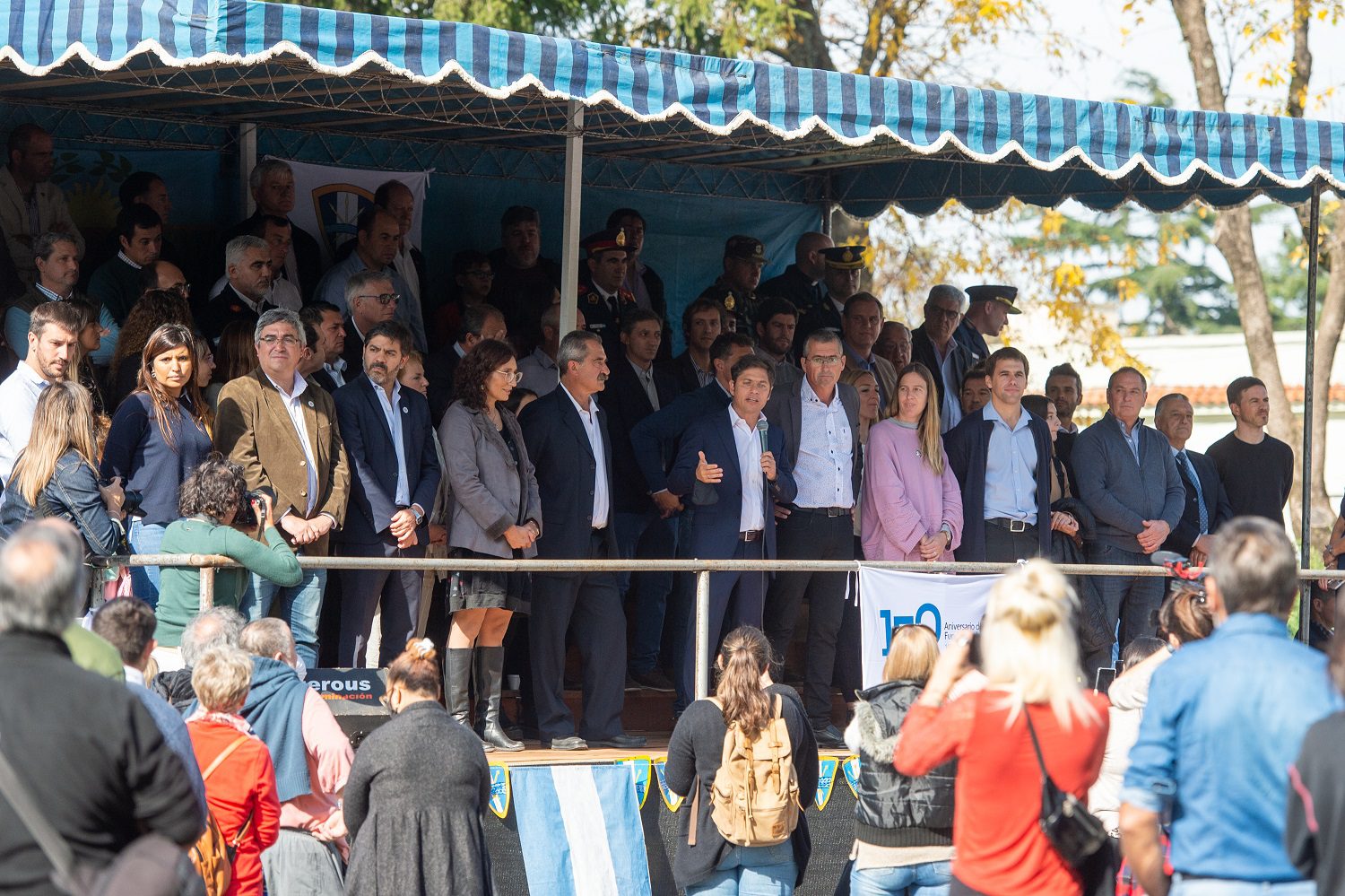 Kicillof participó de la celebración del 150° aniversario de la fundación del pueblo de Rauch