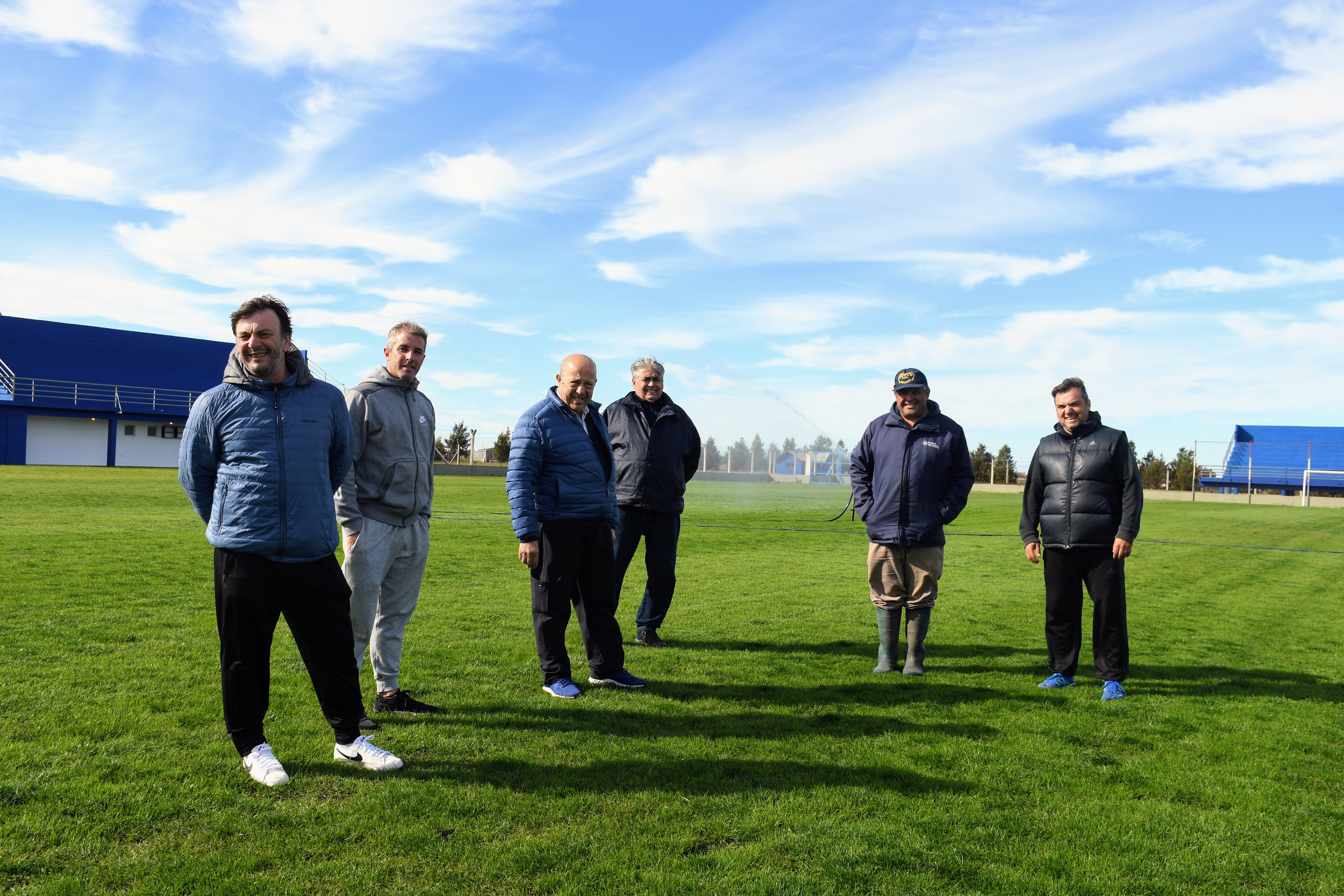 El intendente Paredi recorrió el Estadio Único de Coronel Vidal que luce renovado