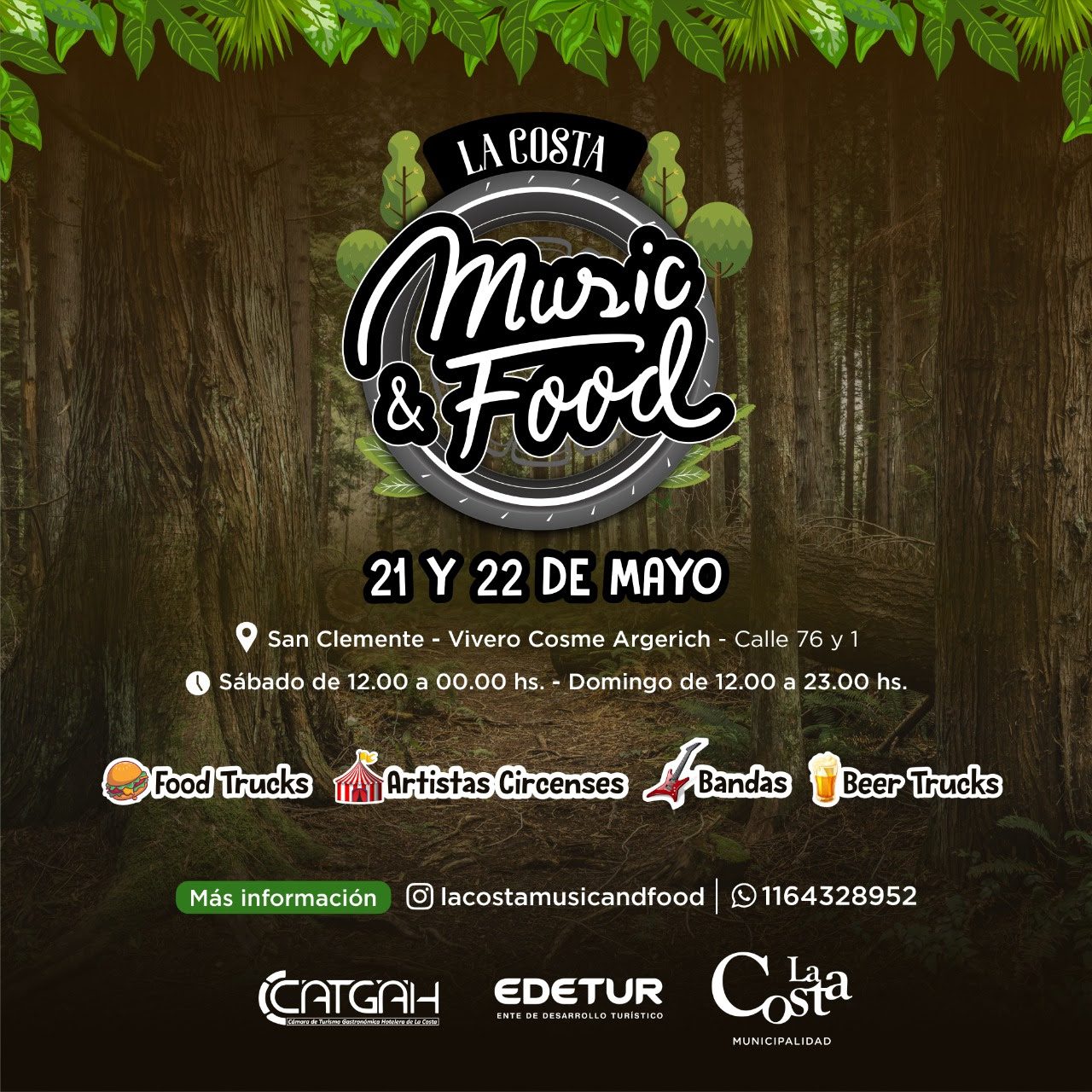 La segunda edición de La Costa Music & Food llega el fin de semana a San Clemente