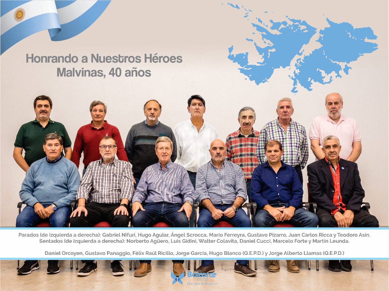 BALCARCE: SE ENTREGARON CUADROS CON FOTOGRAFÍA DE VETERANOS DE GUERRA DE MALVINAS 1 Imagen final VGM