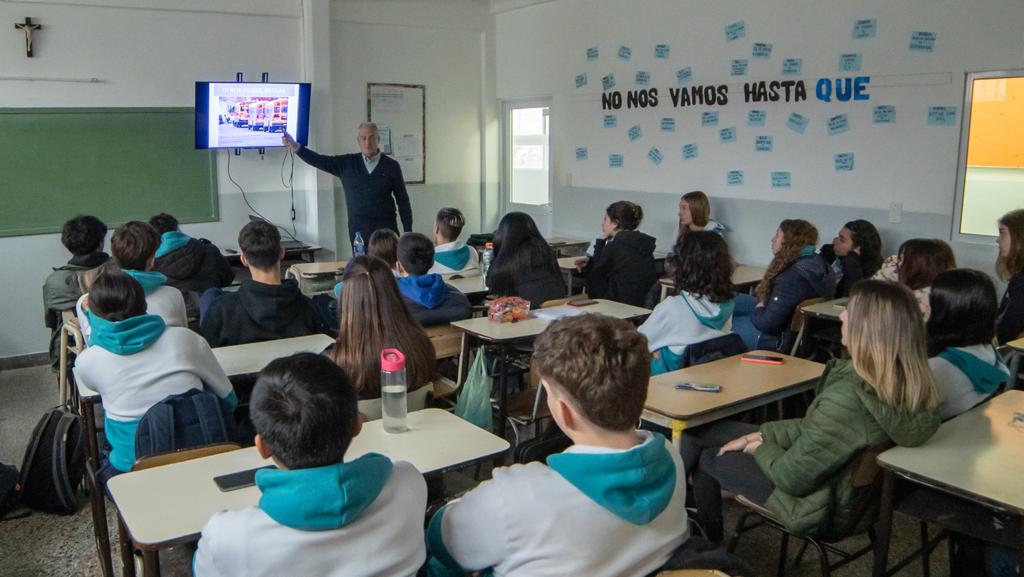 Mar del Plata: El Municipio brindó 30 charlas sobre Educación Vial en escuelas secundarias