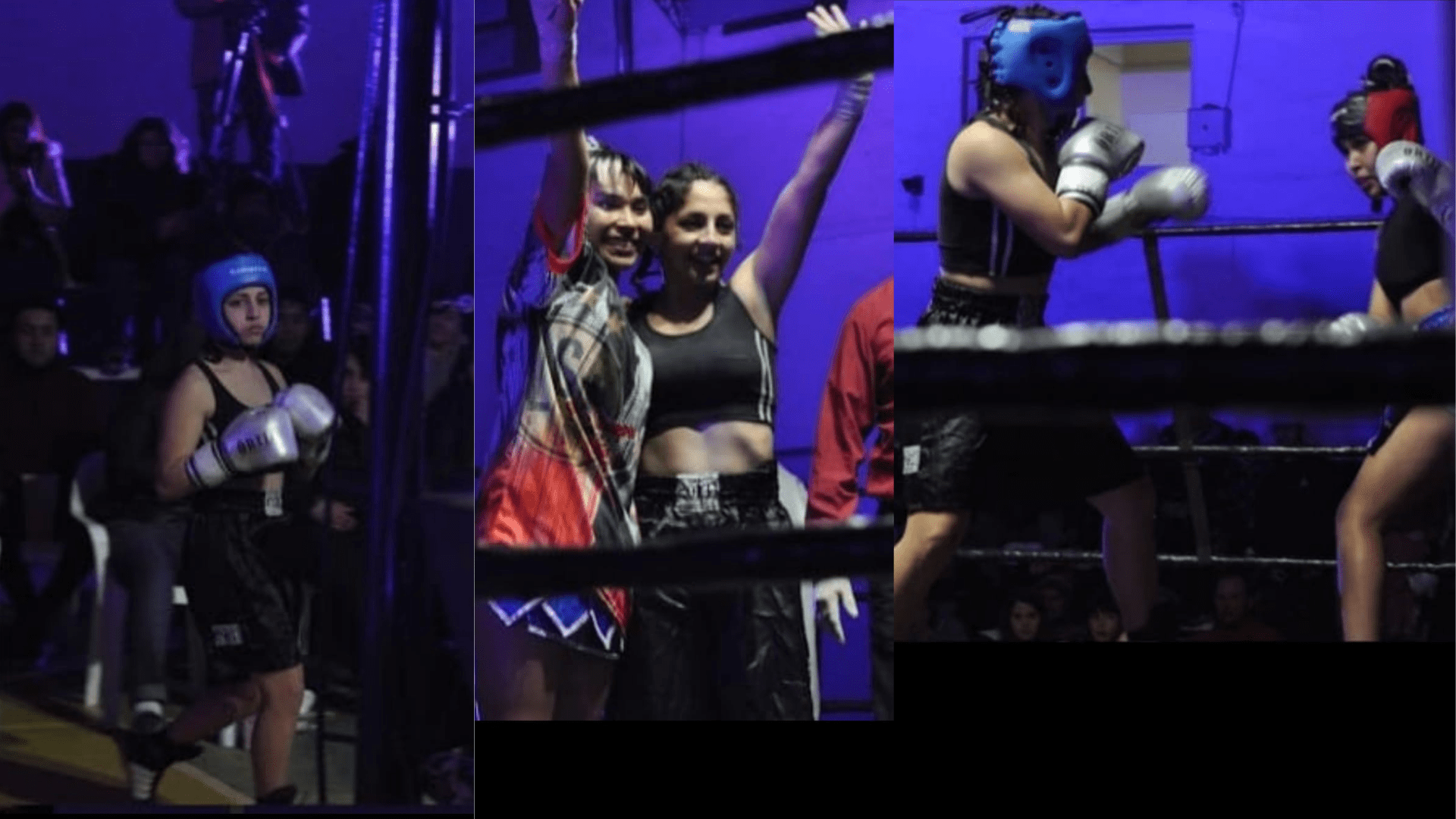 Una joven debutante de la Escuela de Boxeo de Pavón ganó su primer combate en el “Sexto Festival de Boxeo” que se realizó en Villa Gesell