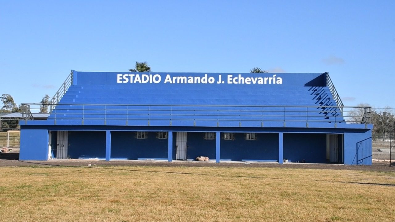 Este sabado en General Pirán: se inaugurará el Estadio Armando Echevarría