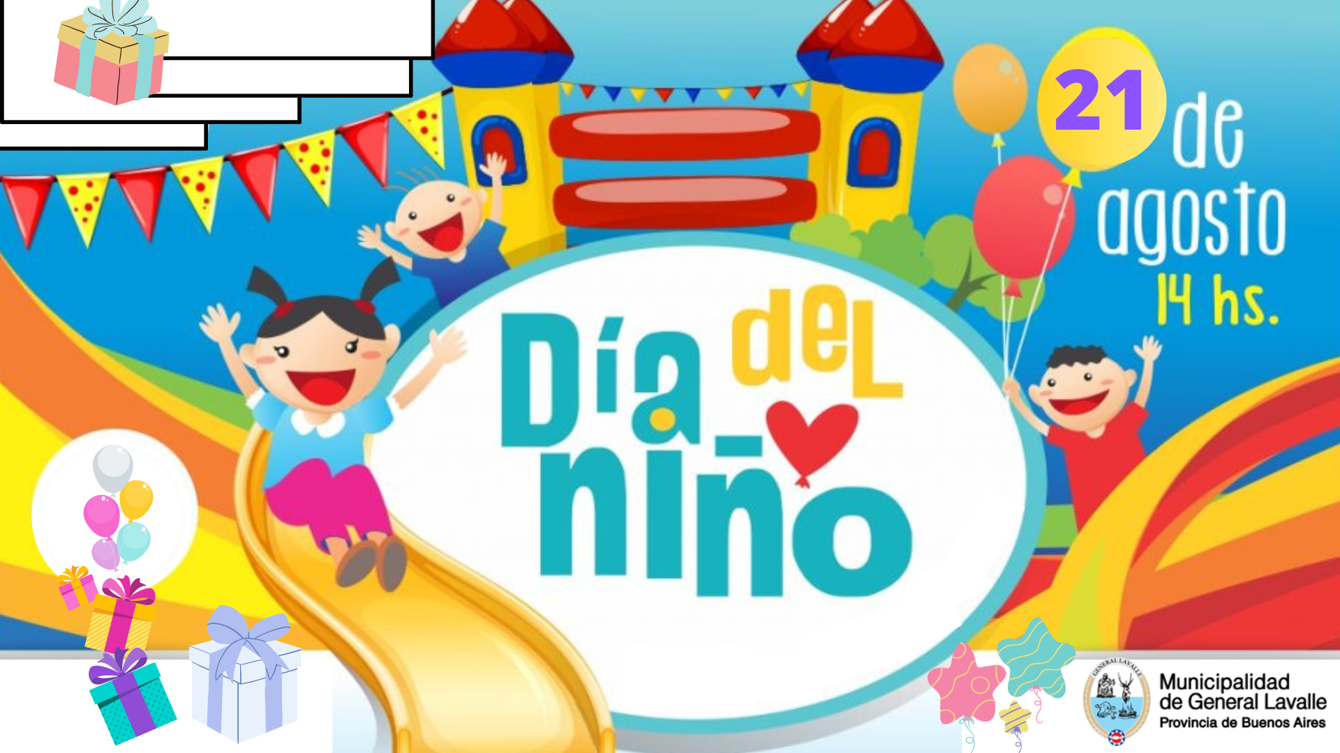 Lavalle: El domingo se festejará el Día del Niño con muchas actividades en Casco Urbano, Pavón y Las Chacras