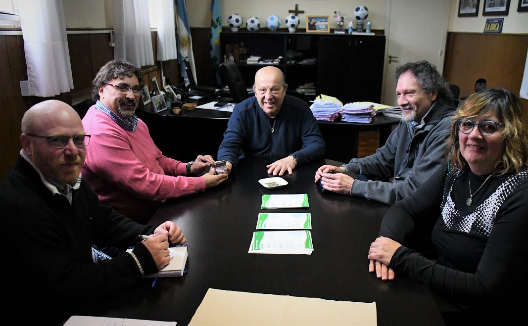 El intendente Paredi recibió al administrador de las Unidades Turísticas de Chapadmalal, Salinas Porto