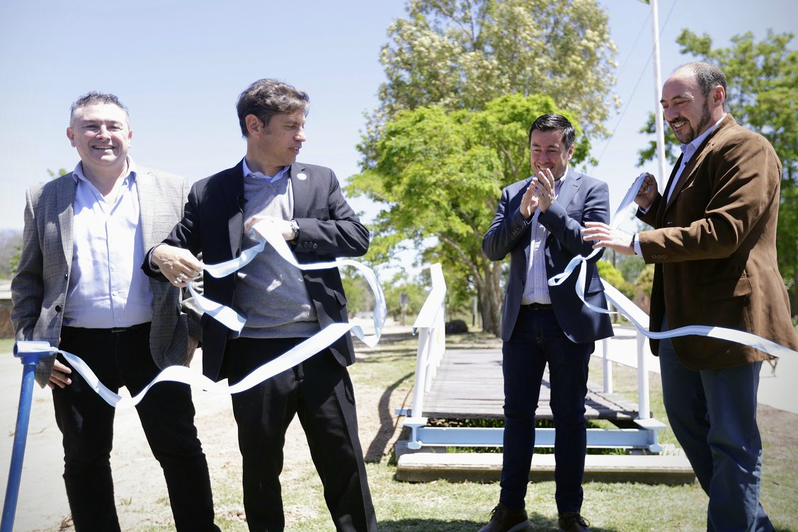 Ranchos: Se inauguró el entubamiento del canal de la Laguna