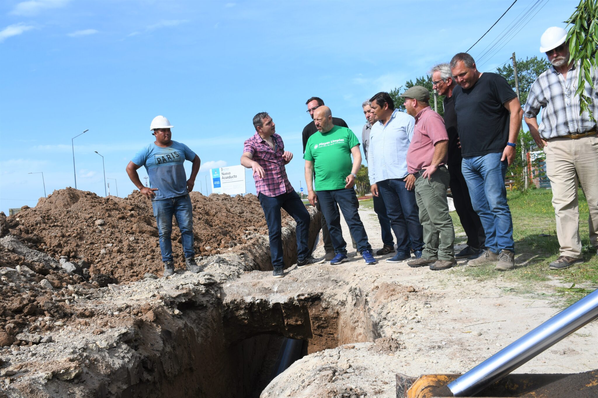 Mar Chiquita – Obras Publicas: Avanza la obra del acueducto Santa Clara del Mar