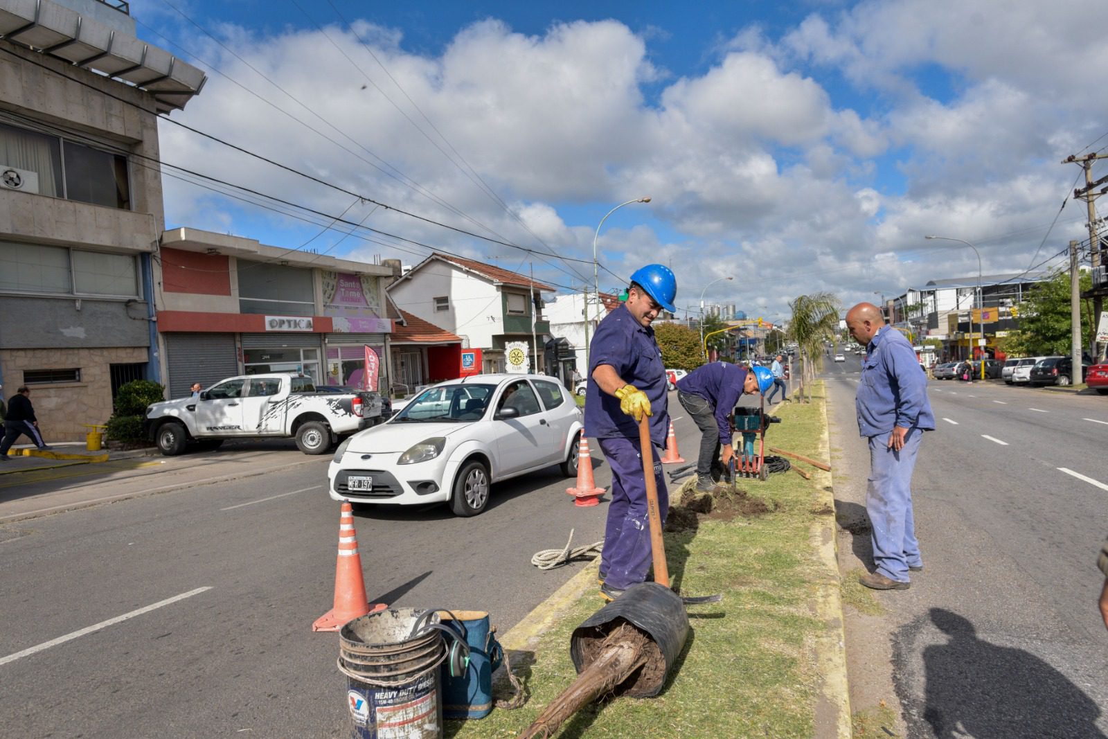 Mar del Plata: La Municipalidad continúa trabajando en el Centro Comercial a Cielo Abierto 12 de Octubre