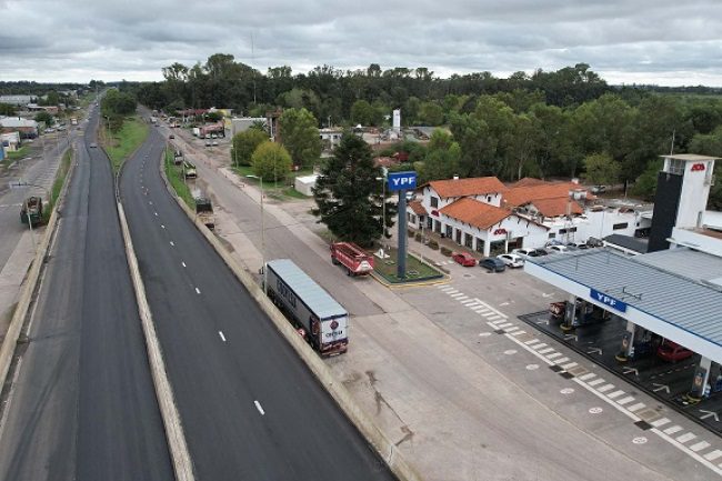 Provincia avanza con la repavimentación de la Ruta Nº 2