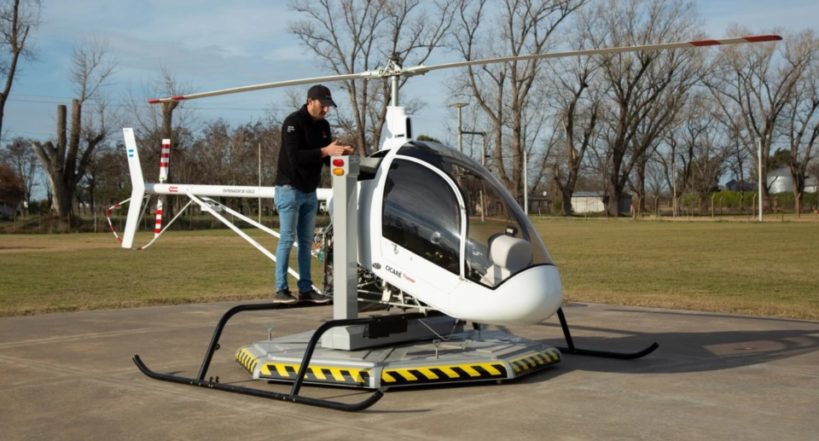 Una pyme argentina exporta helicóptero ultraliviano a Alemania