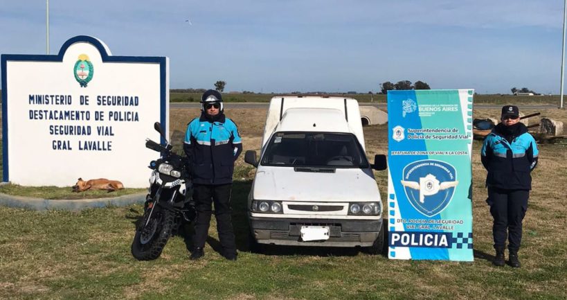 GENERAL LAVALLE: POLICIA SECUESTRA CAMIONETA ADULTERADA