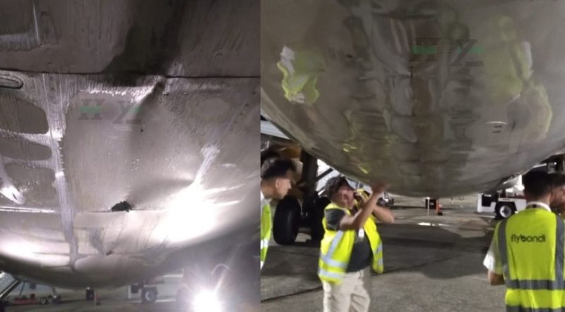 Susto en Mar del Plata: un avión de Flybondi impactó contra la pista de aterrizaje