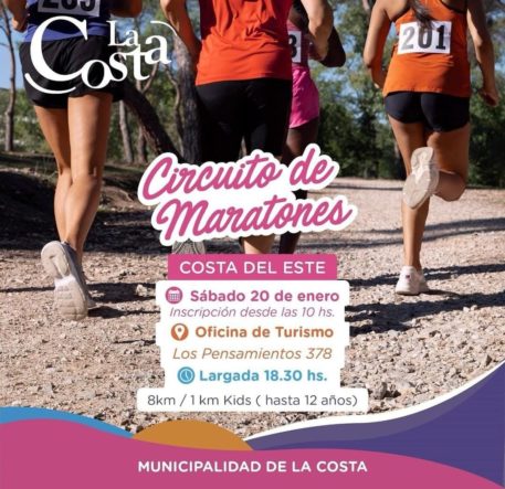 Este sábado comienza el Circuito de Maratones en Costa del Este