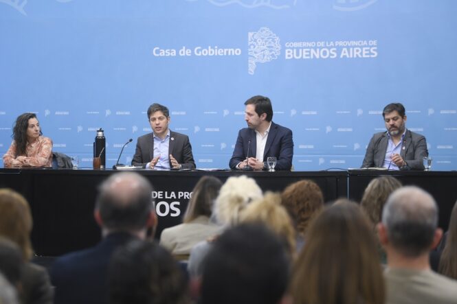 Kicillof y Kreplak presentaron la campaña bonaerense de prevención frente al dengue