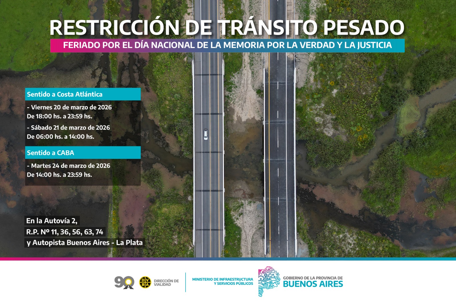 restricción de tránsito pesado
