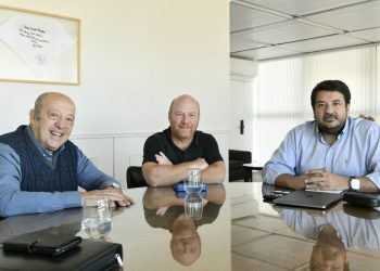 wischnivetzky paredi y el ministro mena coordinan la entrega de escrituras en mar chiquita